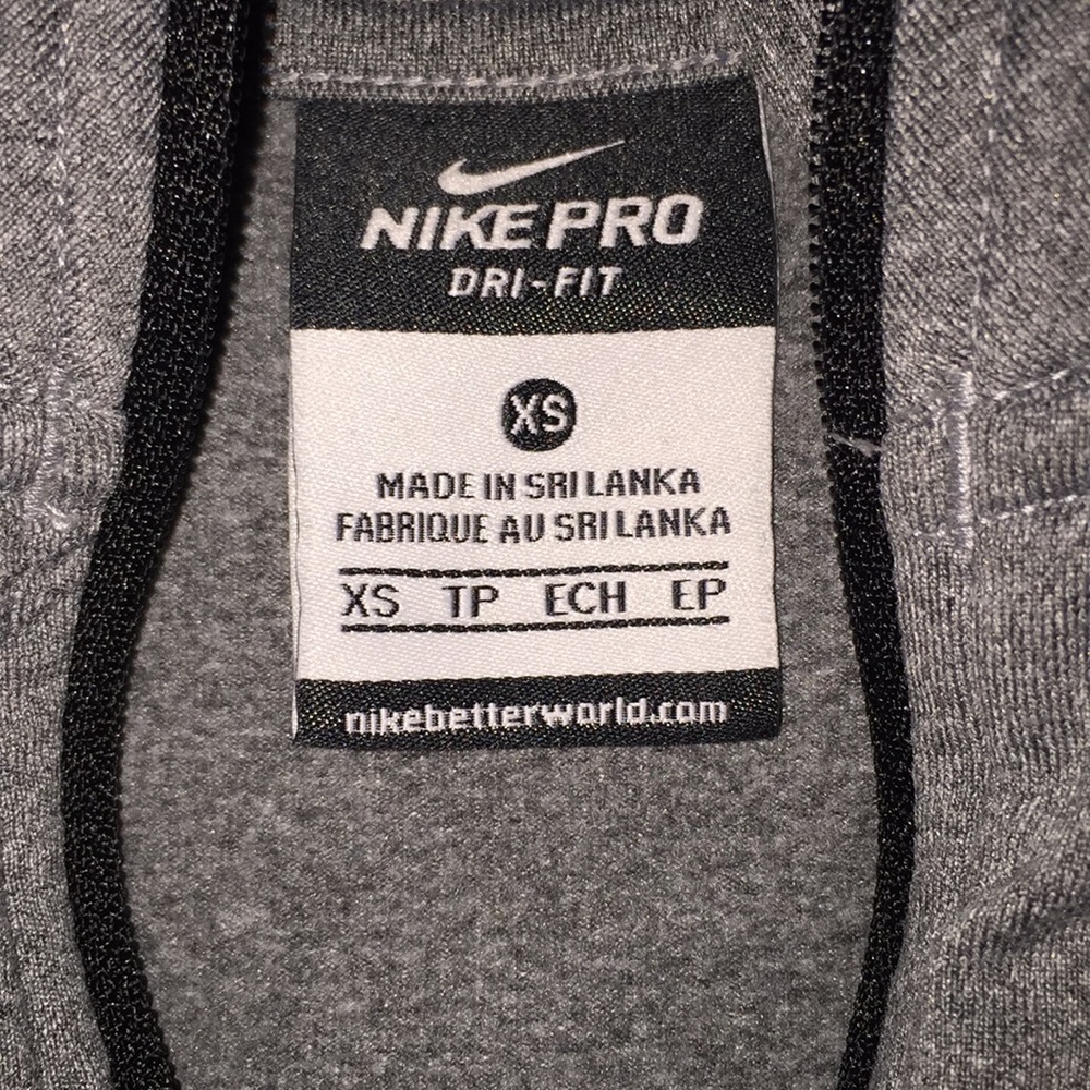 XS NIKE Zip Up Long Sleeve